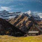 pyrenees mountain trail autumn