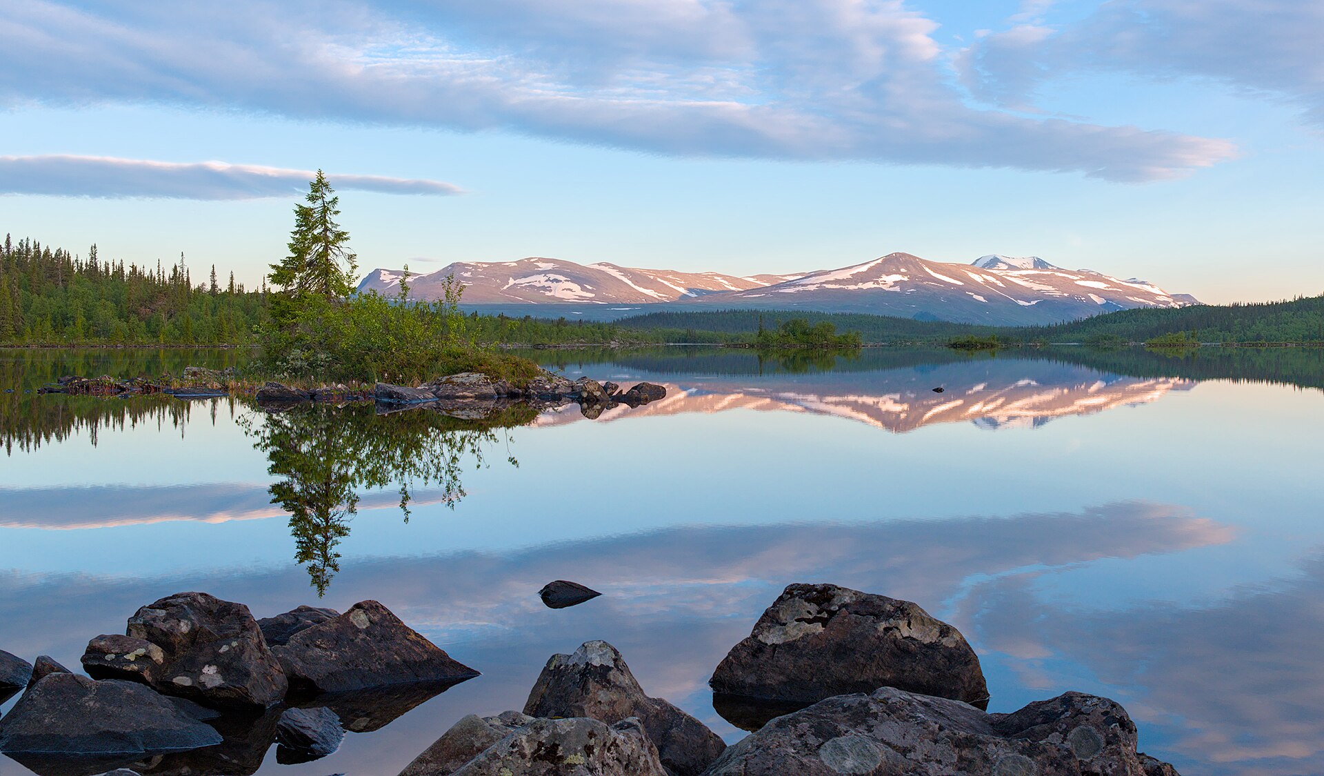 Kungsleden en septiembre, justo antes de que cierren las cabañas